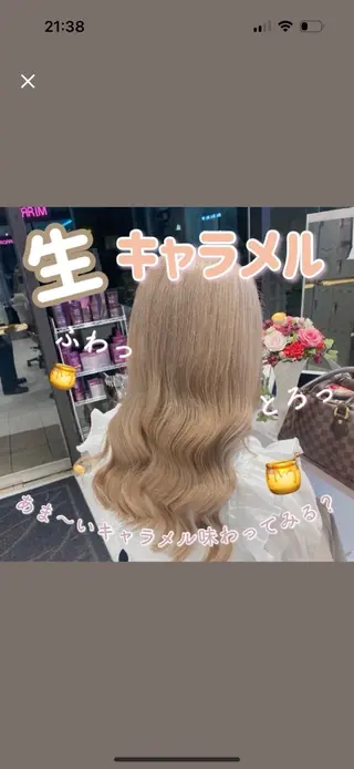 セミロング カラー ダブルカラー特化💍 tiam💍韓国ヘアのヘアスタイル