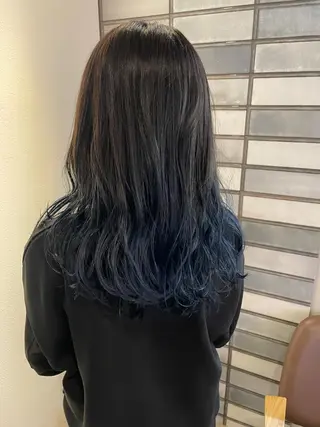 ロング カラー 福永速人 /メンズパーマのヘアスタイル