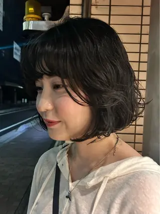 ショート パーマ デザインパーマ/ カット/nanaのヘアスタイル