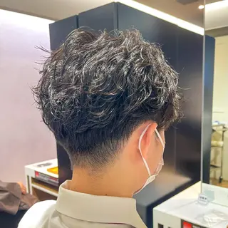 ショート パーマ メンズ 提案型カウンセリング が大好評✨鈴木瑛也のヘアスタイル