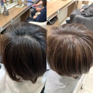 ショート カラー 横山 直輝のヘアスタイル