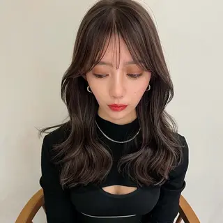 ロング カラー 韓国レイヤー💋/ ワンホン/NANAのヘアスタイル