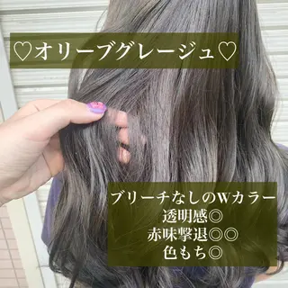 ロング カラー 枚方 tomee 🦋南部 しほ🦋のヘアスタイル