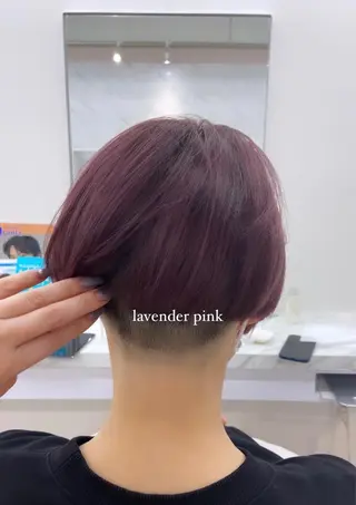 ショート カラー しみず さきのヘアスタイル