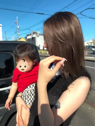 ミディアム YUIMARL岡山店 HONOKAのヘアスタイル