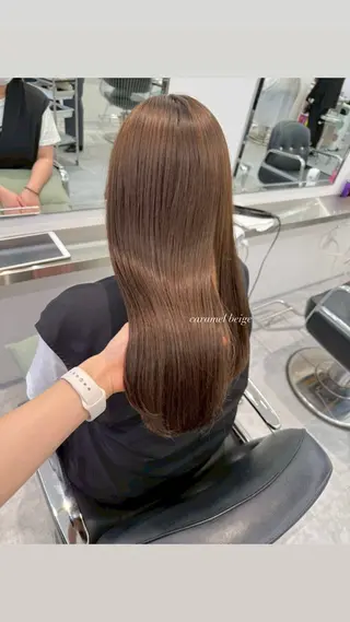 ロング ParveMix 宮﨑 梨里のヘアスタイル