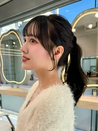 ロング 顔周り🇰🇷韓国 レイヤー/いづみ💞のヘアスタイル