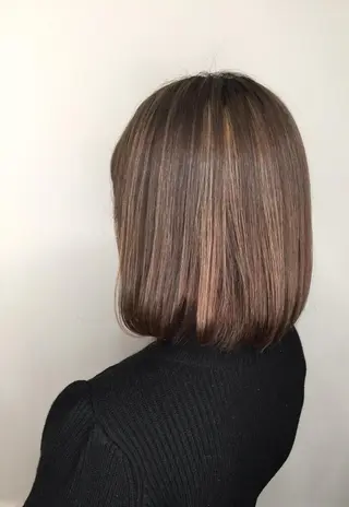 ミディアム カラー オーナースタイリスト 奈須雄紀のヘアスタイル