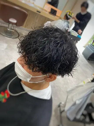 パーマ メンズ メンズブリーチカラー /パーマ ごーた立川のヘアスタイル