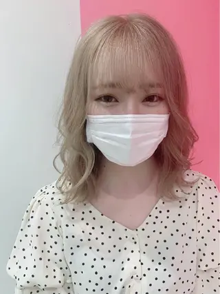 ミディアム カラー インナーエクステ渋谷 🦋KAJIのヘアスタイル