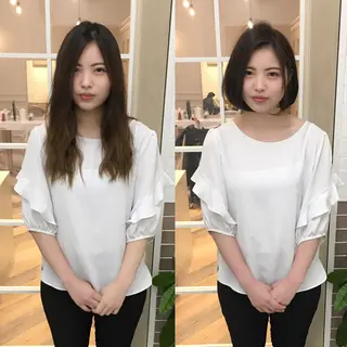 ショート カラー 大人可愛いショート* NoWL栗原隆成のヘアスタイル