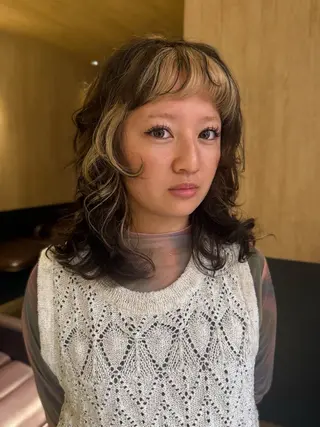 ミディアム ヘアアレンジ 暖色カラー/パーマ /AKIR‎A🌝のヘアスタイル