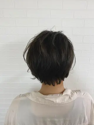 ショート カラー パーマ 🎁無料カットカラー 📷撮影モデル募集✨のヘアスタイル
