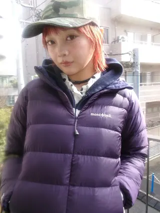 ミディアム YUUKI/ウルフ .ハイレイヤーのヘアスタイル