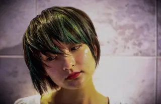 ショート カラー 立石 タテイシのヘアスタイル