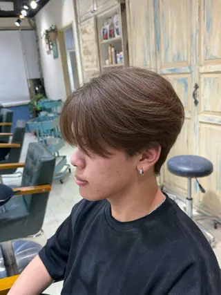 カラー メンズ メンズカット Hikaruのヘアスタイル