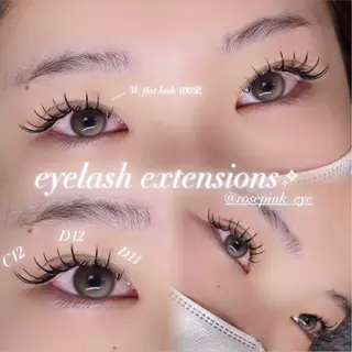 マツエク・マツパ rose pink所属・rose pink MIYUのマツエク・マツパデザイン