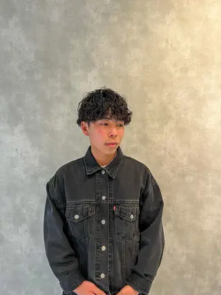 ミディアム パーマ メンズ パーマが得意な【最高 悠斗】のヘアスタイル