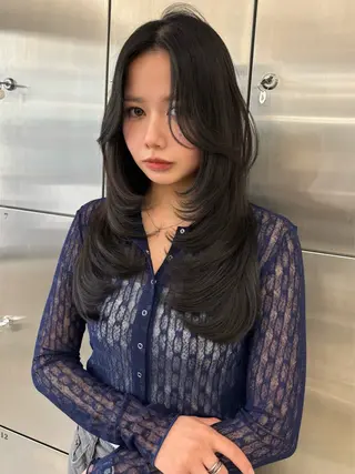 ロング 桑原 海夕のヘアスタイル