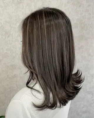 ミディアム カラー バレイヤージュ特化｜ Takuのヘアスタイル
