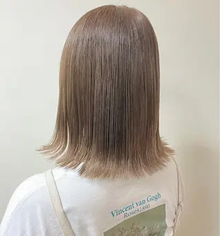 ミディアム カラー スタジオノル パーマ🌀あやなのヘアスタイル