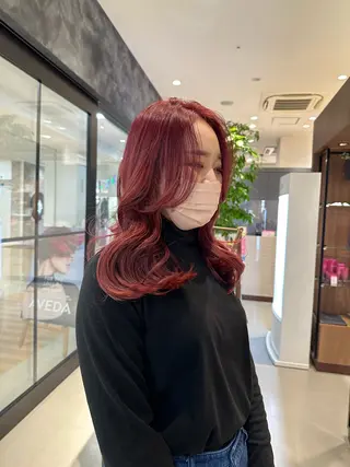 セミロング NAKAHARA TSUKUSHIのヘアスタイル