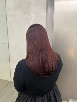 カラー 縮毛矯正/くすみカラ ーayukaのヘアスタイル