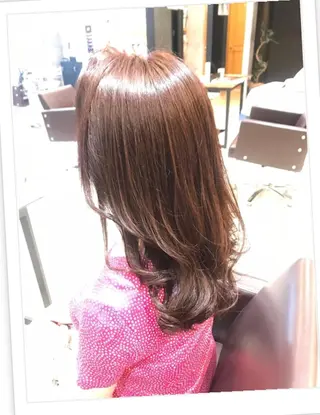 ロング カラー パーマ ヘアアレンジ メンズ キッズ ネイル マツエク・マツパ EnBlesS西宮 マンツーマン神道有基のヘアスタイル