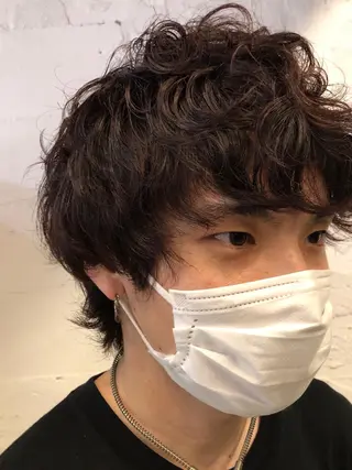 パーマ メンズ hazuki 🌝のヘアスタイル