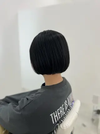 ショート カラー ✄﻿aini天王寺 ✄﻿ゆ乃のヘアスタイル