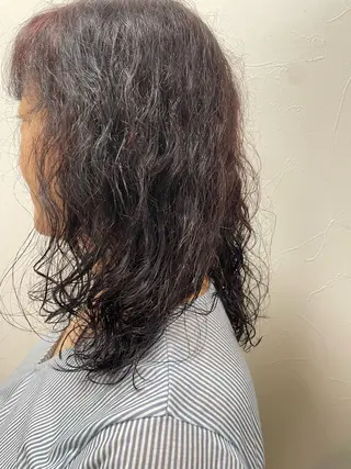 ミディアム 多田 優香のヘアスタイル