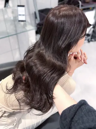 ロング カラー 表参道♡暗髪♡ 艶カラー♡アユミのヘアスタイル