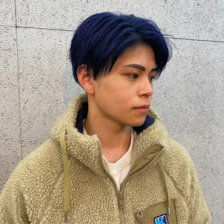 ショート メンズ ハイトーン/デザイン hirokiのヘアスタイル
