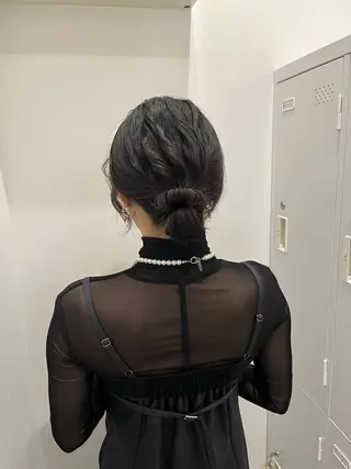 ヘアアレンジ sena⌇ベージュ⌇ ブリーチなしWカラーのヘアスタイル
