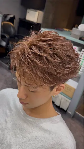 ショート カラー メンズ 渋谷 【メンズ特化】ナゴムのヘアスタイル