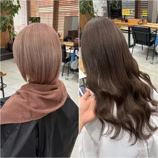 ロング KEISUKE🐶 カラー✨エクステのヘアスタイル