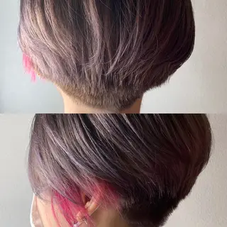 ショート カラー box mico. mutsumiのヘアスタイル