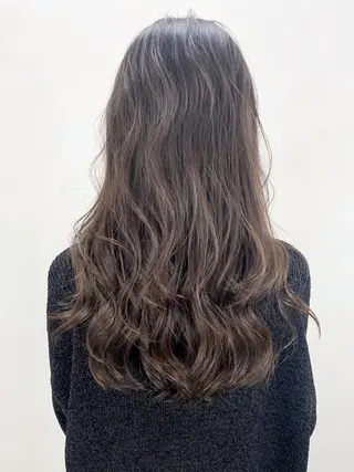 セミロング カラー パーマ ヘアアレンジ ITbyALBUM 浦和店のヘアスタイル
