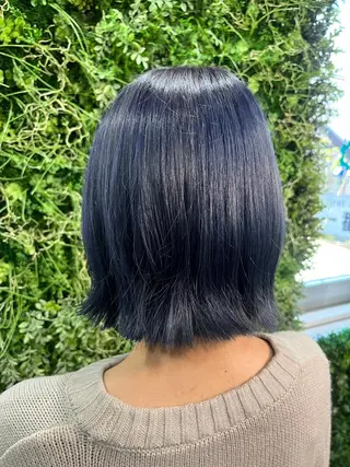 セミロング カラー 松澤 勇輝のヘアスタイル