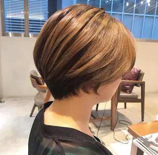 ショート カラー ヘアアレンジ 小林 佳祐のヘアスタイル