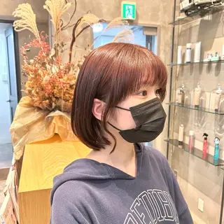 ショート 縮毛矯正・似合わせ タナカ レイヤのヘアスタイル