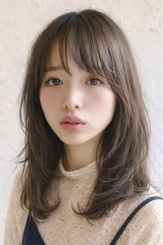 ミディアム 1%【横浜】 髪質改善&ケアカラーのヘアスタイル