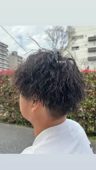 ショート パーマ つばた みゆ🦋のヘアスタイル