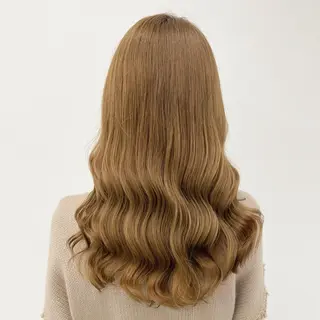 ロング カラー 💕コテ巻き風パーマ 💕KEIYA 💕のヘアスタイル