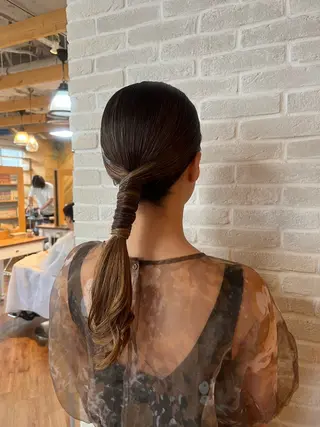 ロング ヘアアレンジ Topstylist YUKIのヘアスタイル