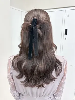 ロング ヘアアレンジ ヘアセット🩷 エクステ🎀ゆう💞のヘアスタイル