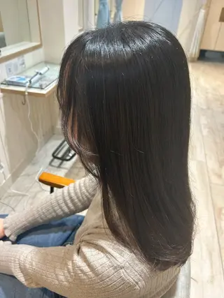 セミロング 大川 夏実のヘアスタイル