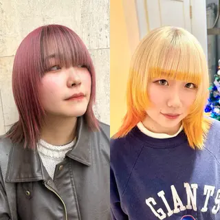 ショート カラー 韓国系レイヤー特化 hiroのヘアスタイル