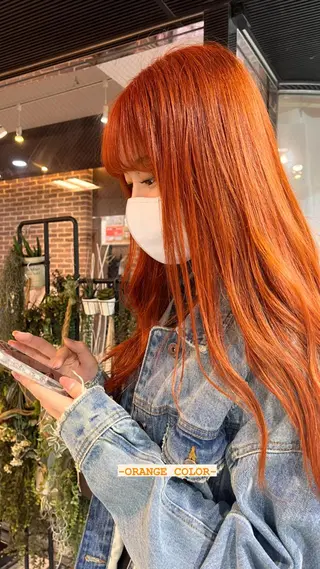 ロング カラー 韓国レイヤー🇰🇷 🤍🎀honokaのヘアスタイル