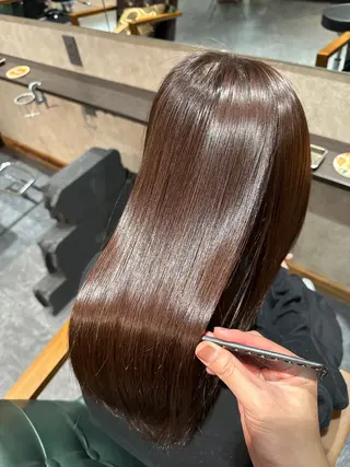 ロング レイヤーブリーチ特化 ホワイト専門/岸のヘアスタイル